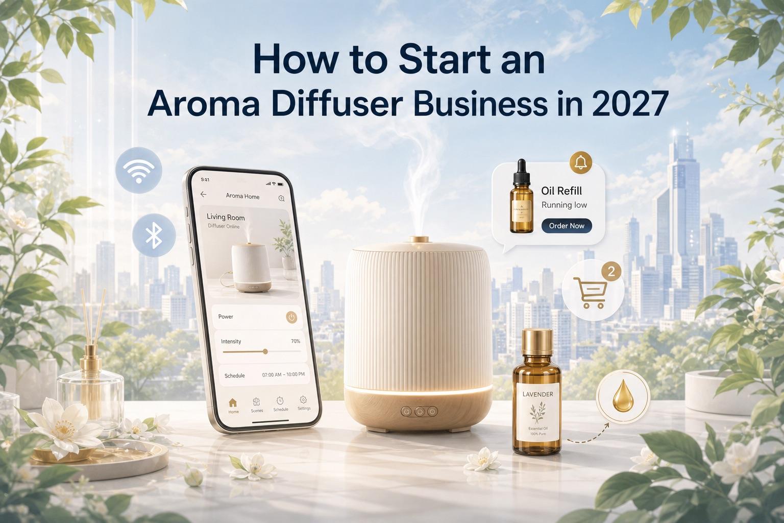 How to Start an Aroma Diffuser Business in 2027: From Device Selection to a Branded Mobile App